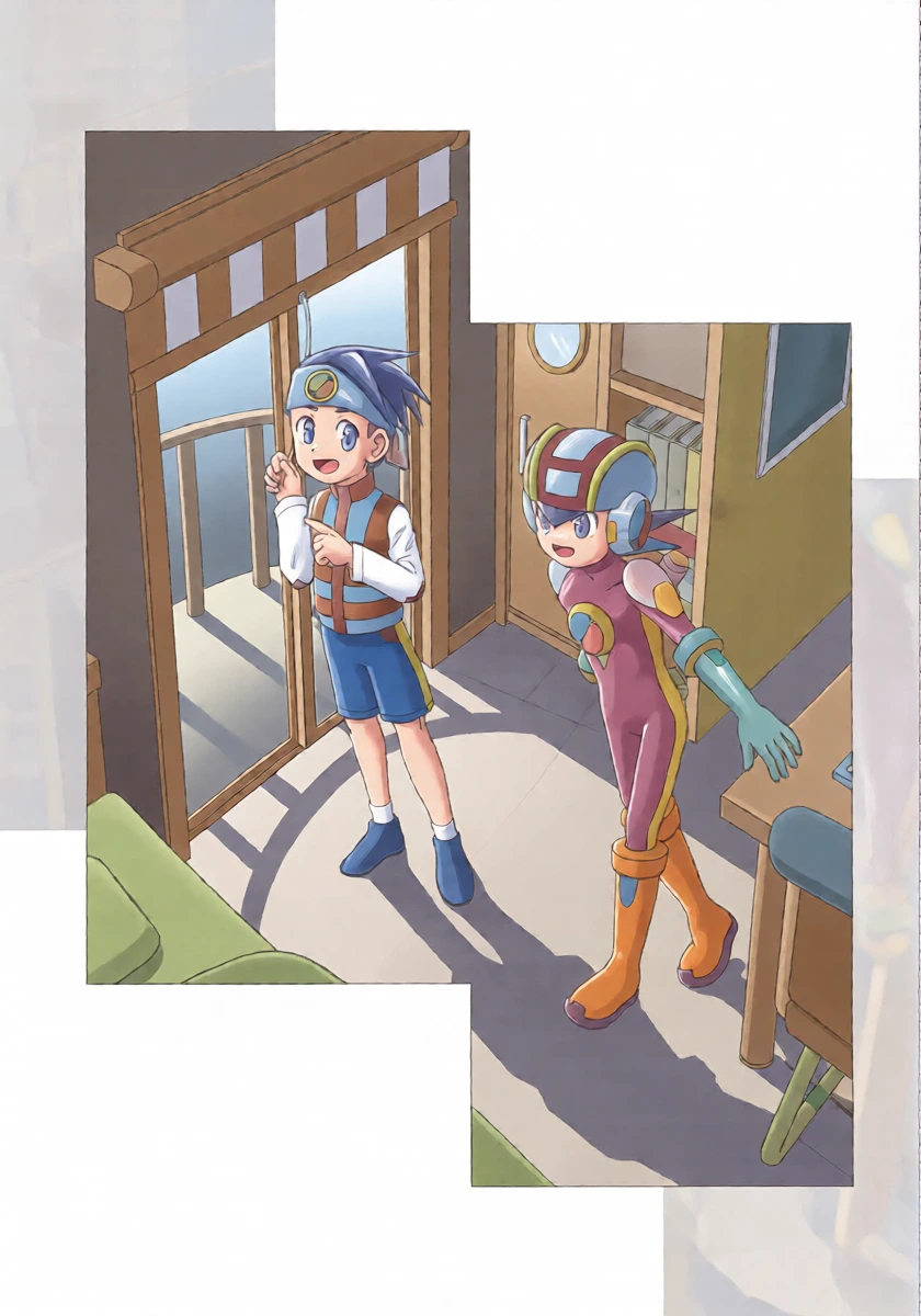 (MEGA☆ROCK 2) [Keshika no Yamabuki (Yamabuki)] Kimi to Futari, Tsuki no Hikari ga Todoku Yoru ni (Rockman.EXE)