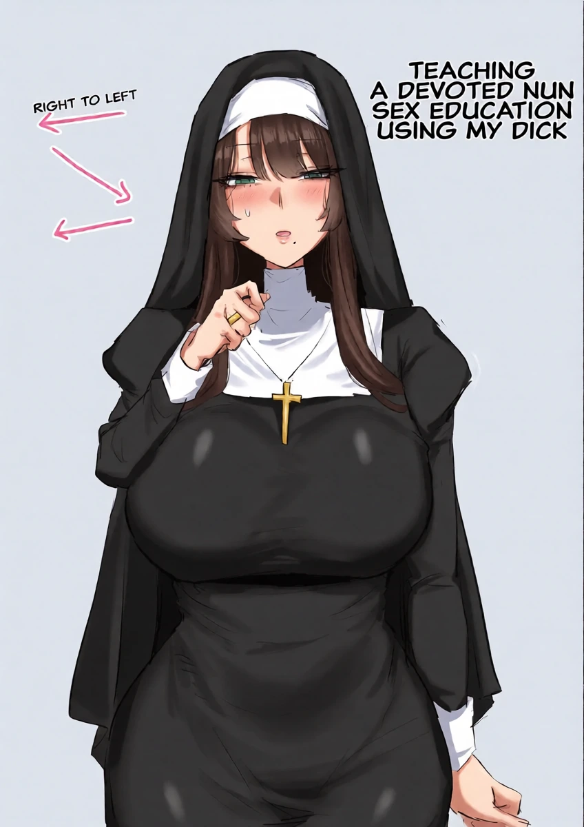 [kkan] Teaching a devoted nun sex education using my dick [Decensored]
