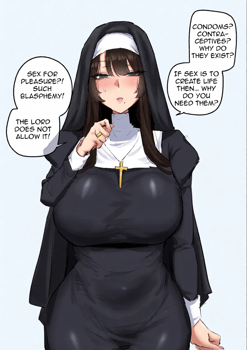[kkan] Teaching a devoted nun sex education using my dick [Decensored]