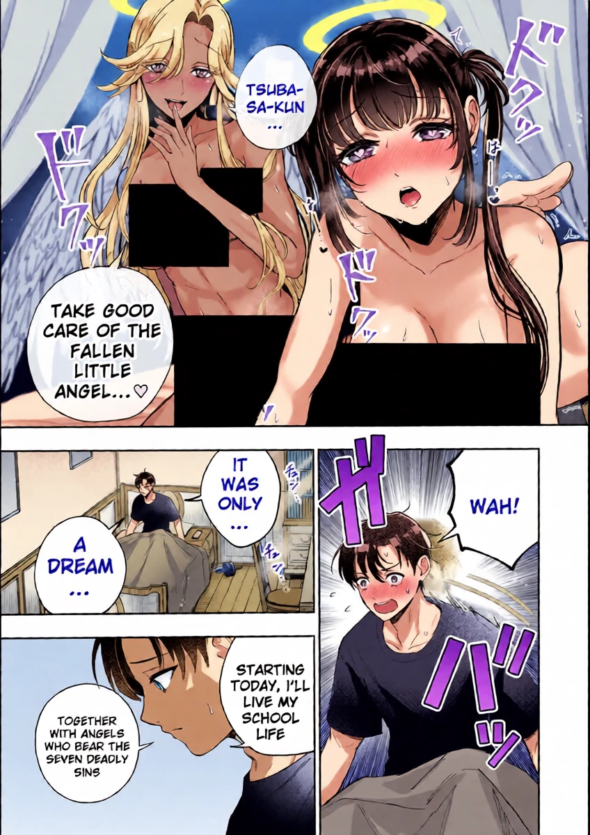 [EN] Datenshi-chan wa Ganbarenai | The Fallen Angel Girls Can’t Give It Their All [Censored] 02