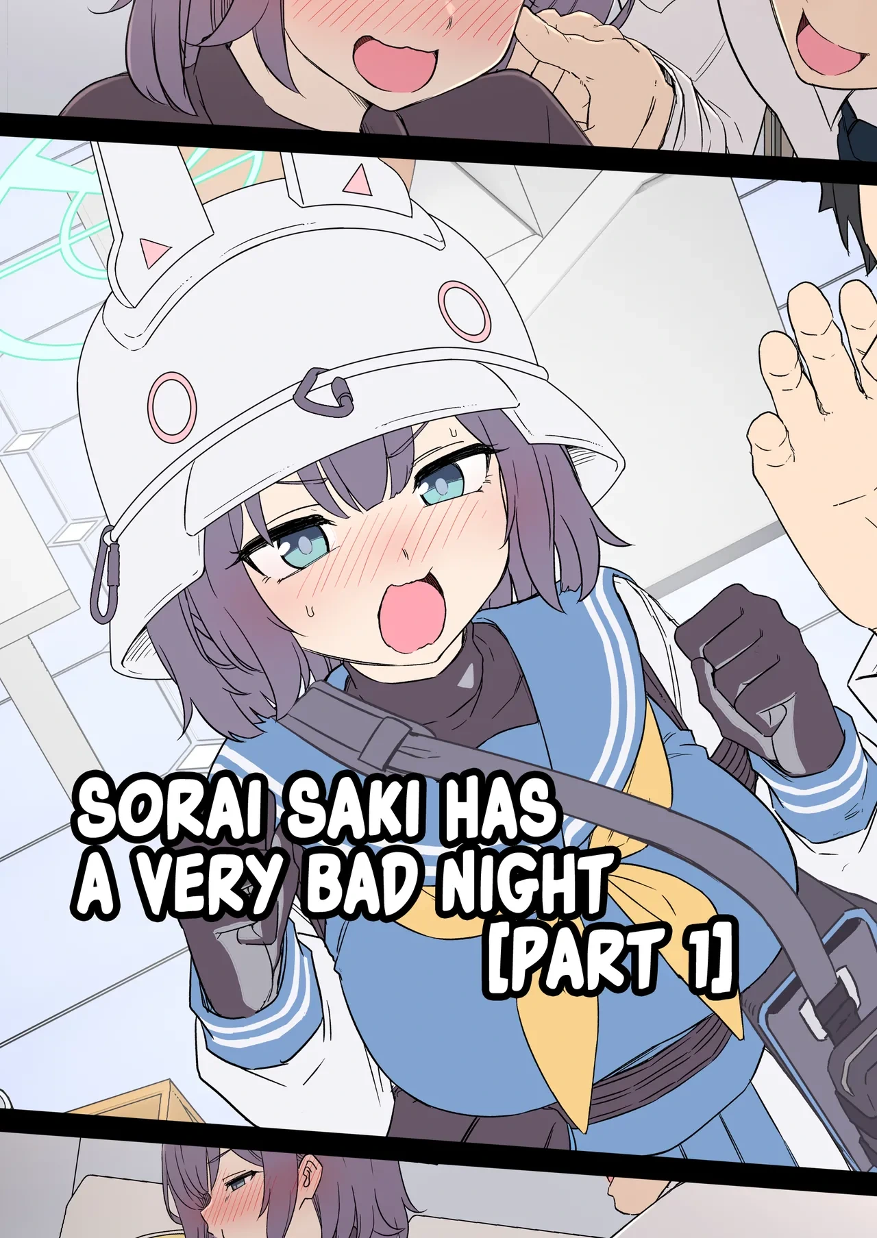 [Dokuneko Noil] Sora Saki ni Warui Koto o Suru Hanashi (Zenpen) | Sora Saki Has a Very Bad Night (Part 1) (Blue Archive) [English] [Fap It Scans, NaJung Translation] [Decensored]