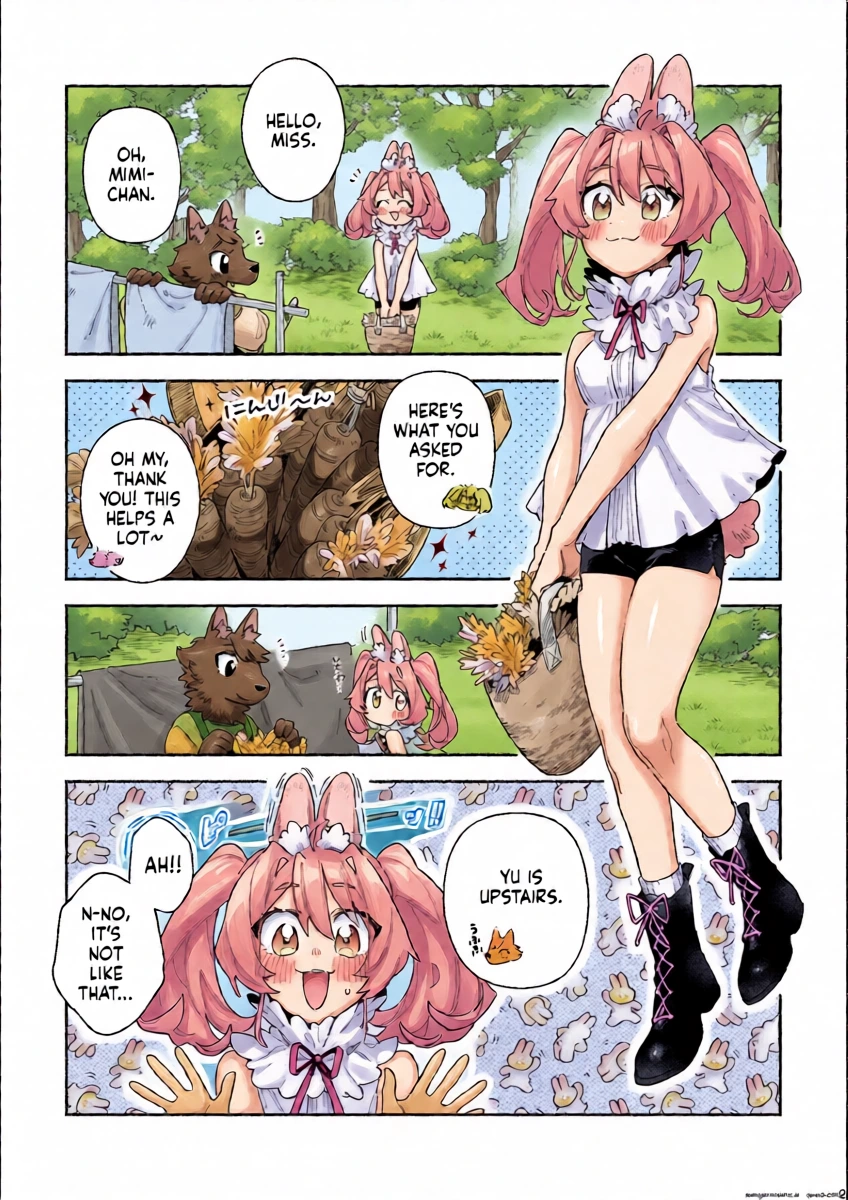 [pink carrot (usachanGET)] ♂ ga Uke. Usagi-chan x Ookami-kun [English] [SCANMTL]