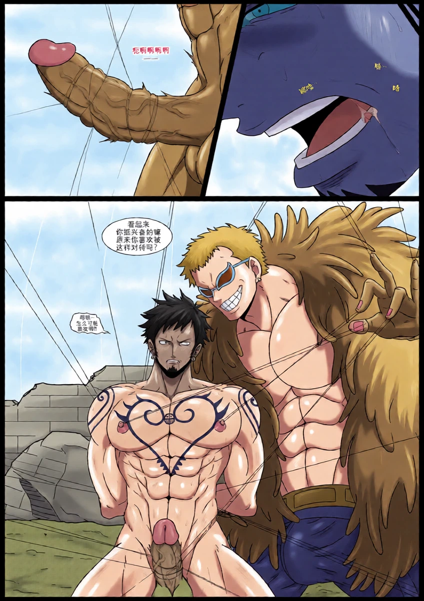 [Whitemoss1207] Law×Doflamingo[廉价汉化组]