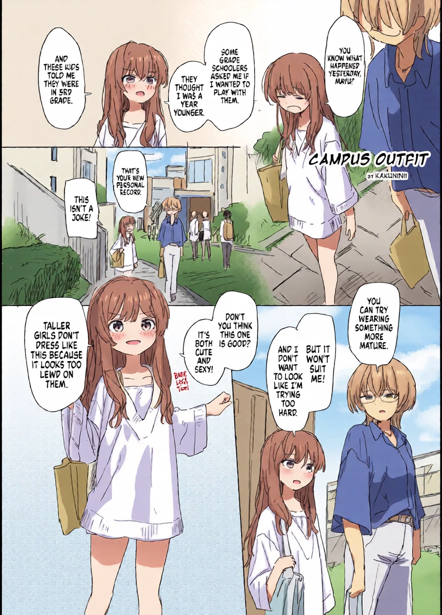 [Hyoui Lover (Kakuninii)] Campus Outfit (Hyoui Catalog Vol. 2 ~Onna no Karada o Nottorimakuru Anthology~) [English] [GTF]