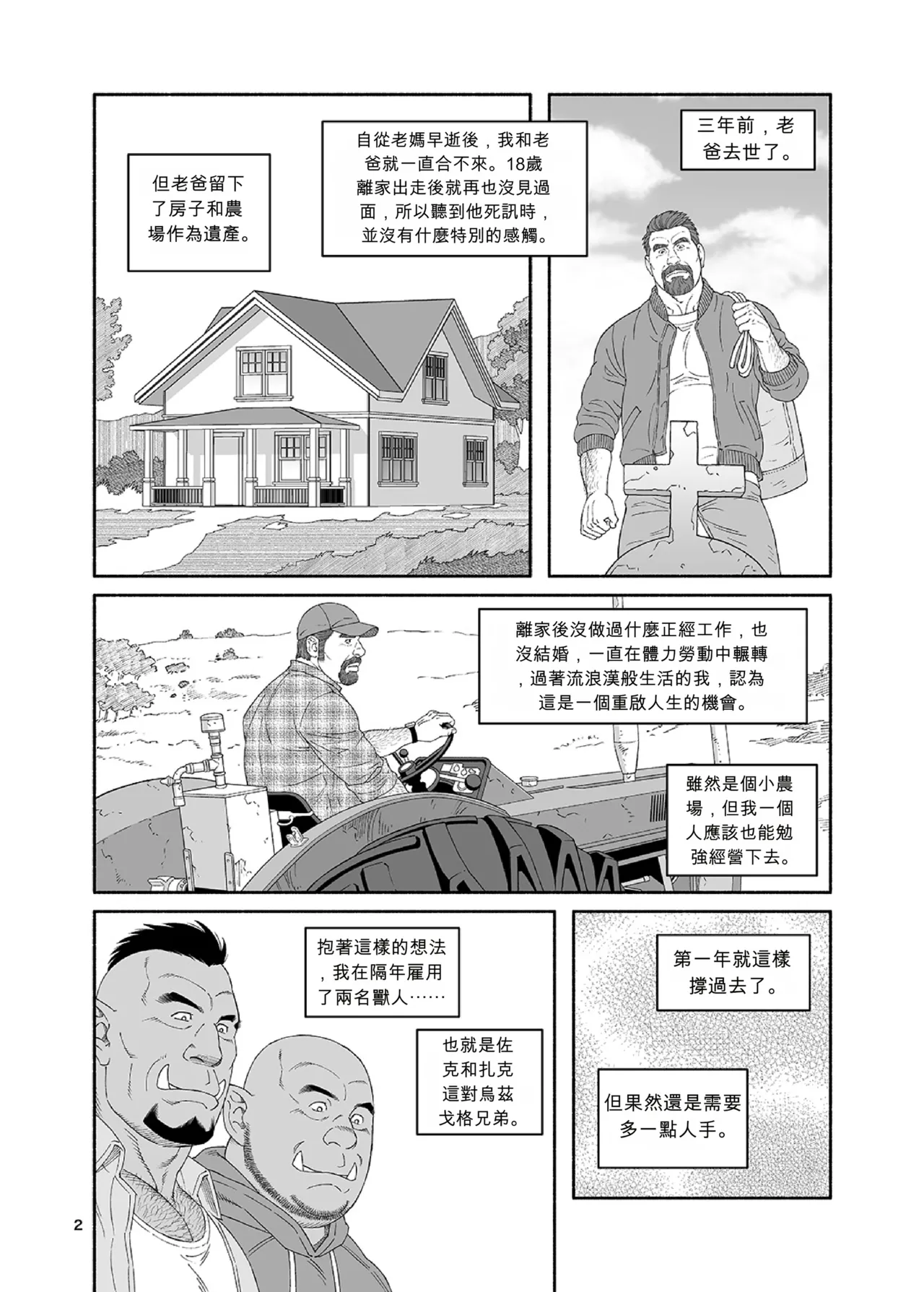 [田亀源五郎]BSB：農夫 泰德‧史特林的案例[AI翻譯]