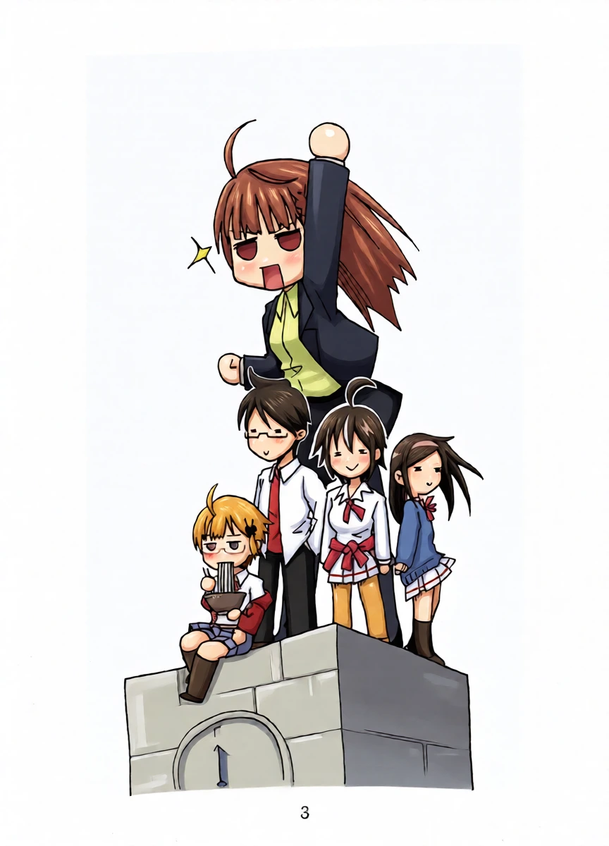 [Shinohara Heavy Industry (Haruna Mao, Ukyochu)] Benkyoux 3 (Bokutachi wa Benkyou ga Dekinai)  [Chinese] [RATKING機翻]  [Digital]