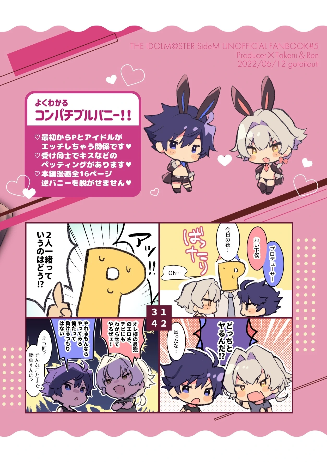 [gotaitouti (Marina-kun)] Compatible Bunny!! (THE IDOLM@STER SideM) [Digital]