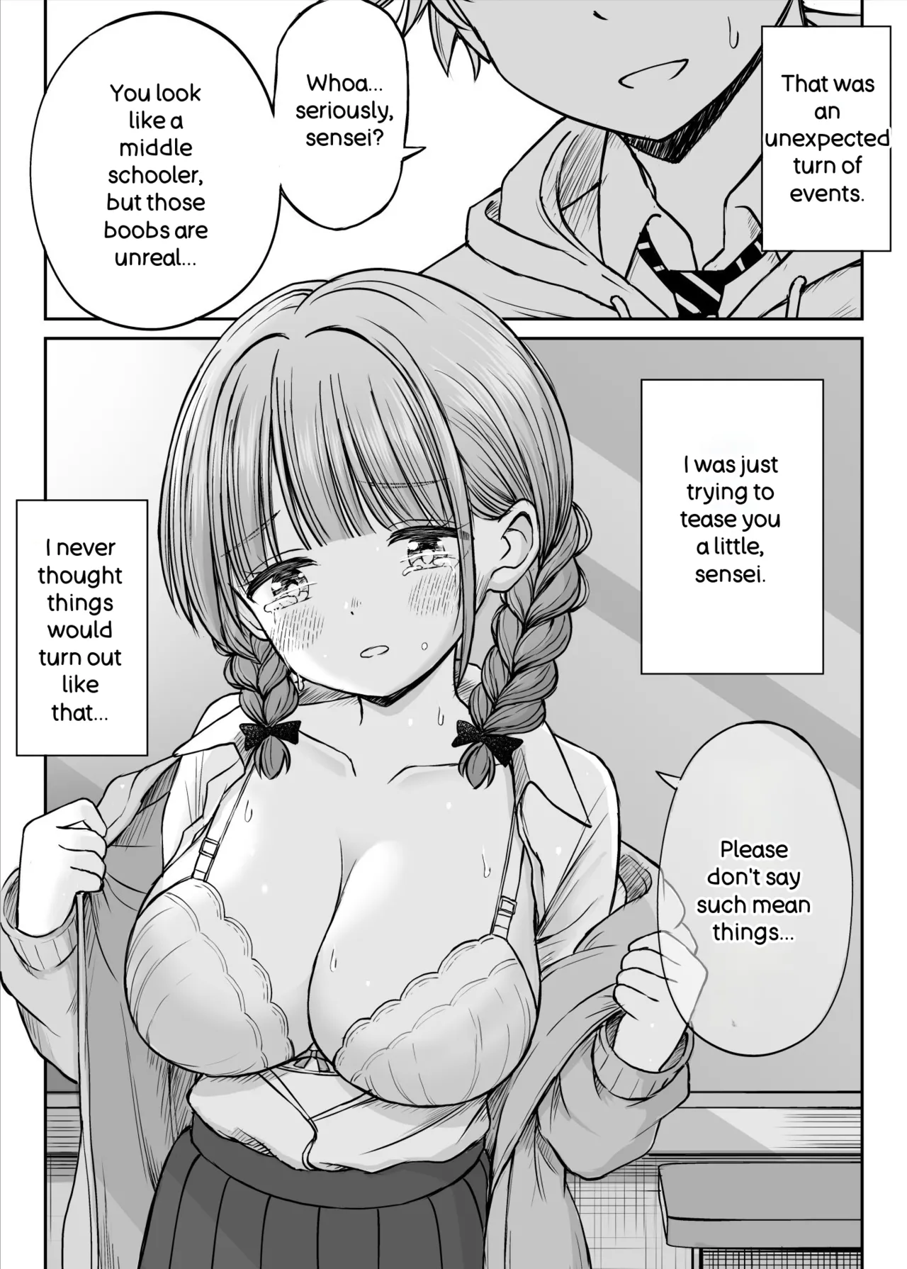 [Kotorakku] Please Don't Bully Sensei Too Much... ~The Day the Kind, Baby-Faced, Big-Breasted Hanasaki-Sensei’s Heart Broke~ [English]