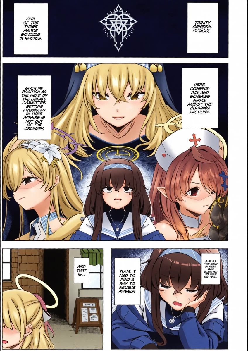 (C107) [Lactucopicrin (Momoiro Retas)] Rojiura no Majutsushi | The Magician of the Back Alley (Blue Archive) [English] [TheWhiteLine]