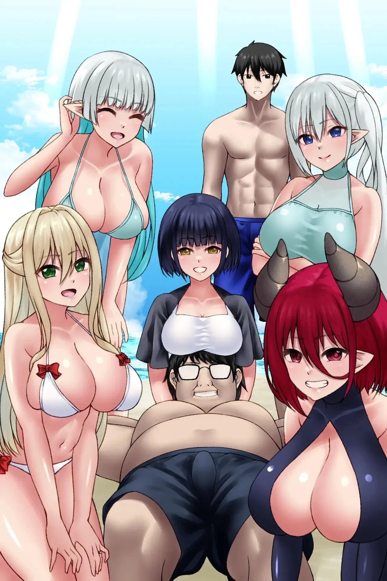 [MCmc] Ninshikifunou Kimoota Isekai Harem Musou ~ Asekusai Chinpo de Yuusha Party Zenin Netori! ~ [Chinese] [小照不會漢化]