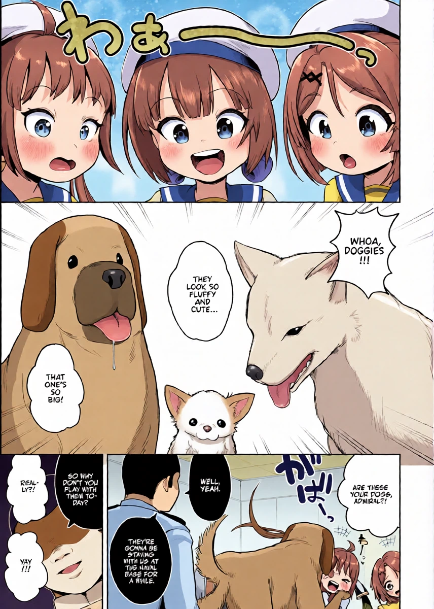 [Owakari Itadaketa darou ka (Umiyamasoze)] Sanpo no Jikan | Fun With Dogs! (Kantai Collection -KanColle-) [English] [Team Rabu2] [Digital]