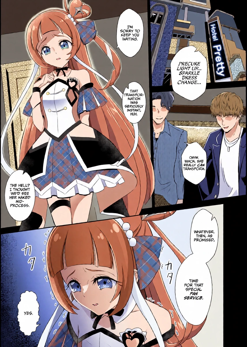 [Toumeiryuu no Margaret (Momoisaki Hayato)] Cure Wink Kyouhaku Ryoujoku (Kimi to Idol PreCure) [English] [CulturedCommissions] [Digital]