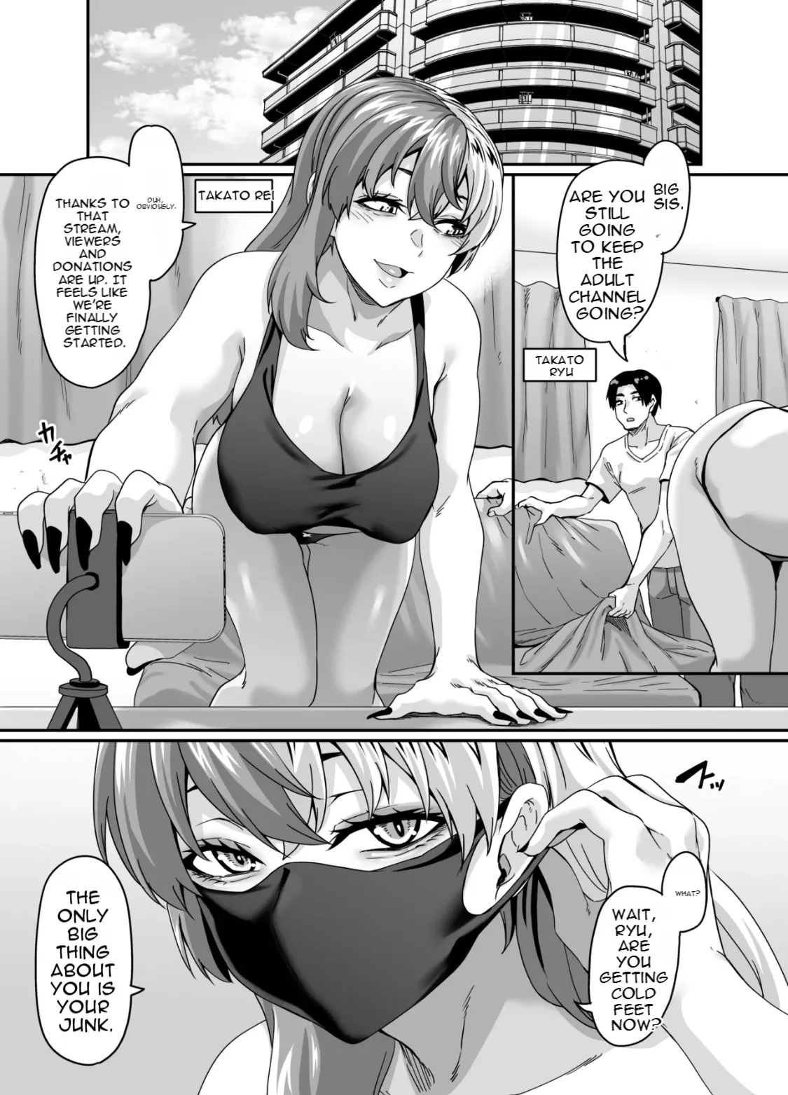 Zubora Ane (Haishinsha) ga Gobaku Ero Buzz Shitakara Hirakinaotte Kyoudai de Ero Haishin suru Waku 2 | My Slob Of An Older Sister's Accidental Adult Stream Caused So Much Hype, She Pivoted To Doing Brother X Sister Sex Streams! 2