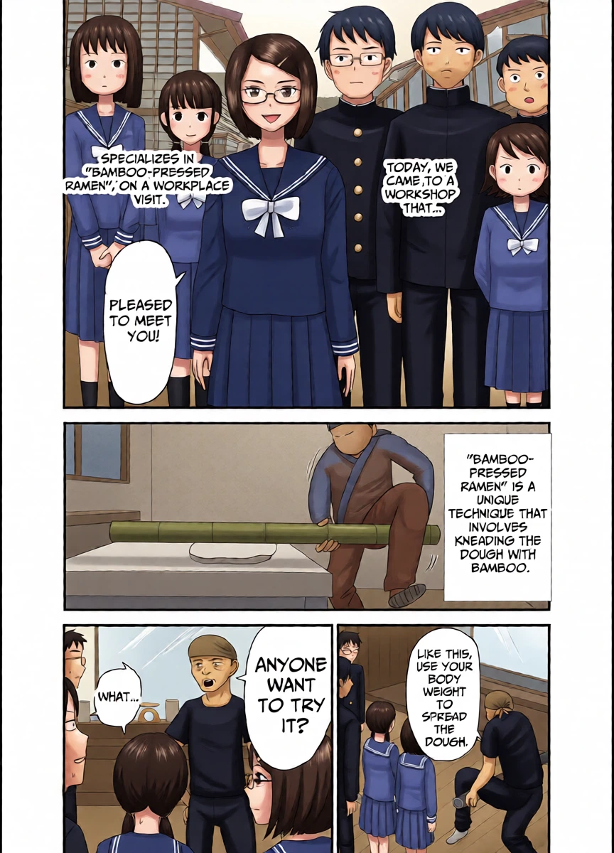 [Mizuko no Pasta (Kinoko Kurage)] Fully Naked Humiliating Bamboo Kneaded Ramen Noodles [English] [Translators Unite] [Digital]