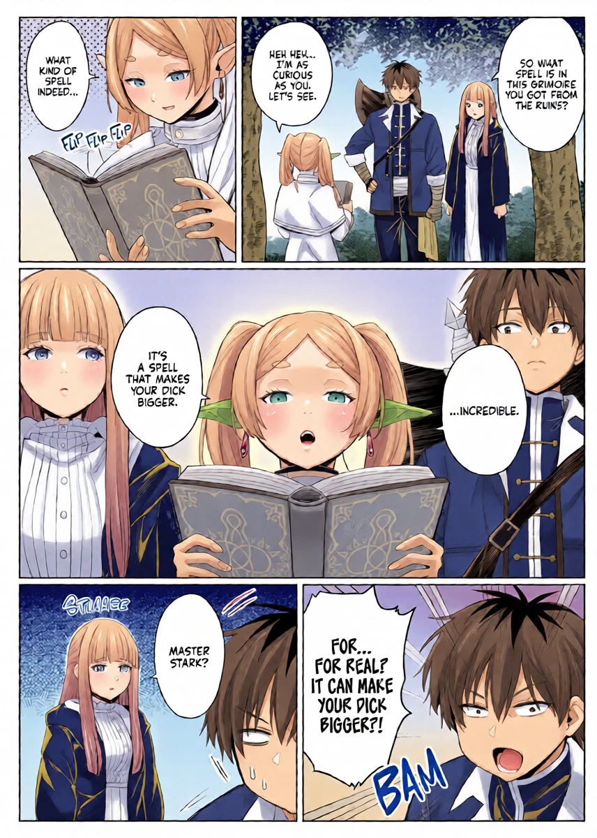[COMEX (Zhen Lu)] Chinchin ga Ookiku Naru Mahou | A Spell That Makes Your Dick Bigger (Sousou no Frieren) [English] [Summer Salt] [Decensored] [Digital]