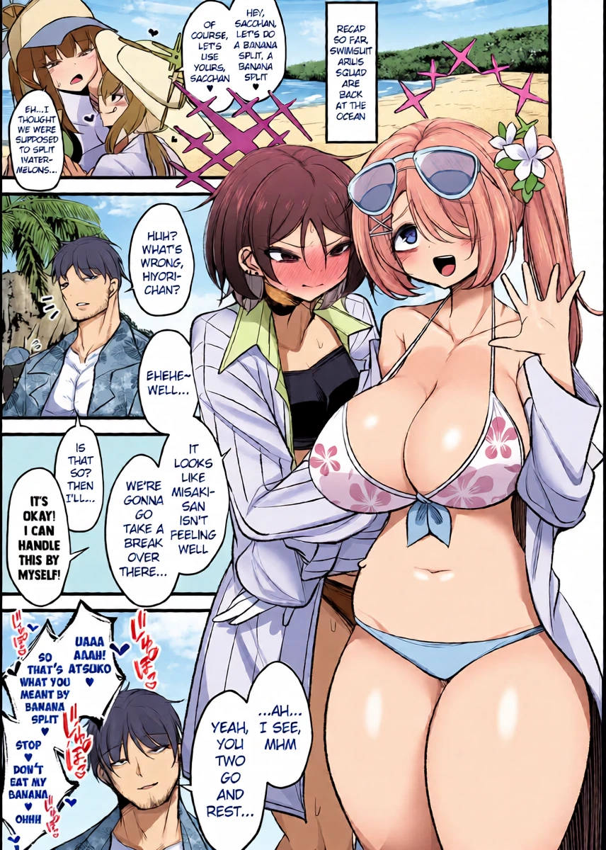 [Akagai (Mine Thrower)] Do-S Hiyori VS Futa-chin Misaki-chan (Blue Archive) [English] [Digital]