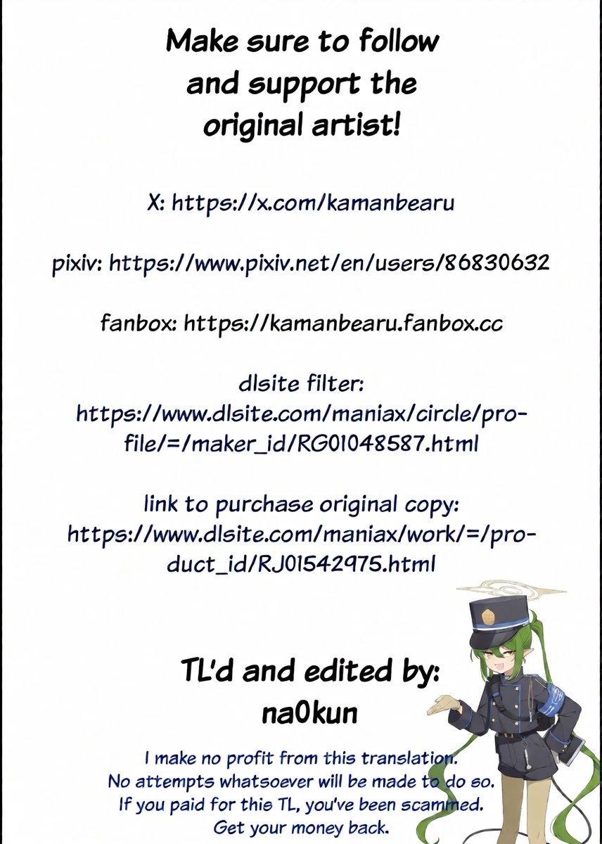 [Tareme Sijou Syugi (Kamanbeer)] Know So Me, Stay With Me (Blue Archive) [English] [na0kun] [Digital]