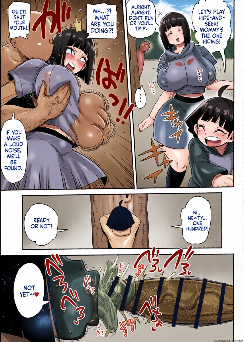 [Kiliu] Hinata to Himawari to Kakurenbo to Oji-san | Hinata and Himawari are playing hide-and-seek with a gentleman