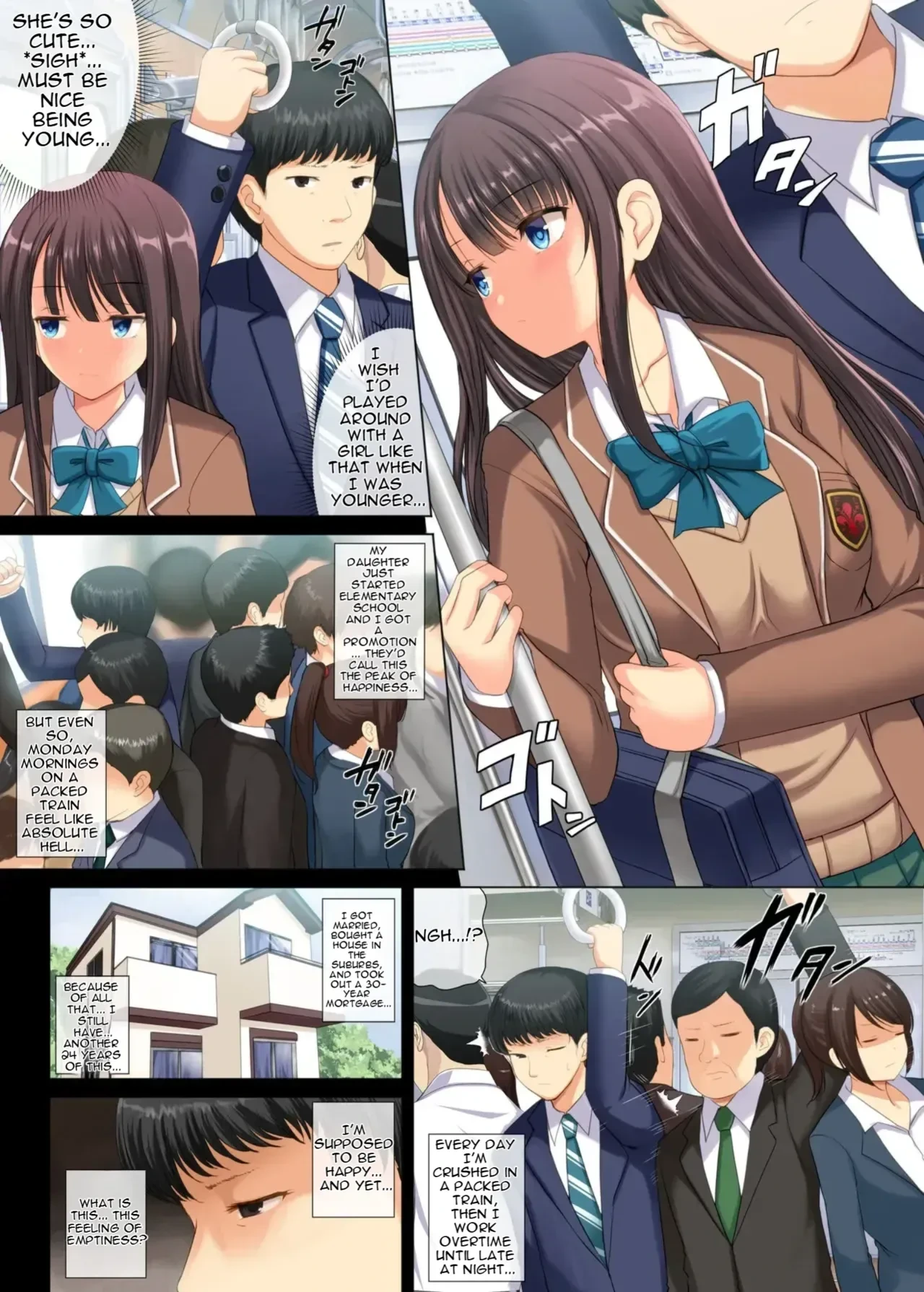 [An-Arc XXX (Hamo)] Majime na Salaryman ga JK Chijo ni Otosareru Hanashi [MTL]