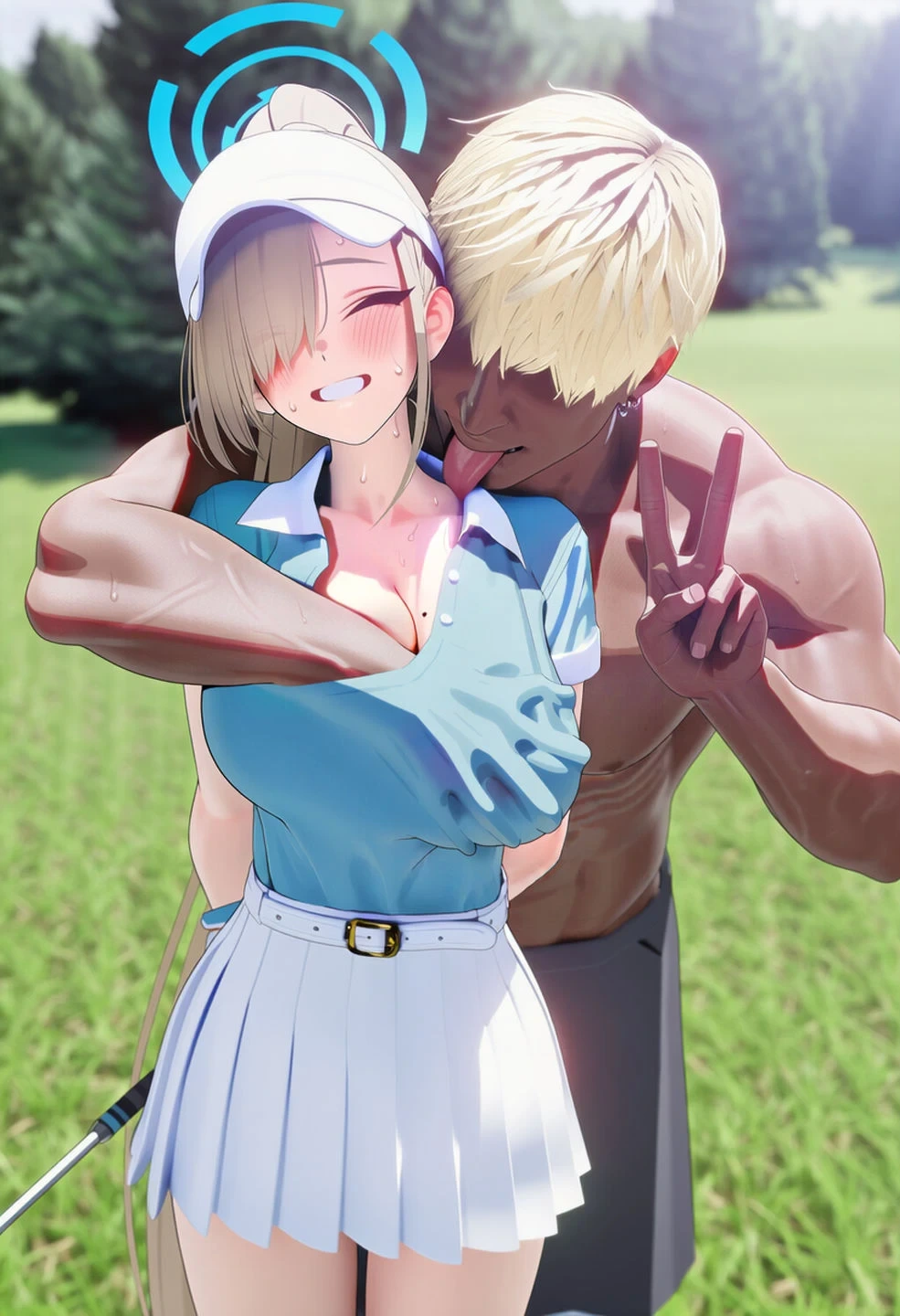 NL.SIGN [Pixiv]  Business Golf - Asuna  (117517416)