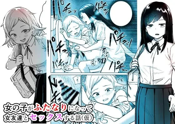 [Shizuma] Onnanoko ga Futanari ni Natte Onna Tomodachi to Sex suru Hanashi (Kari)