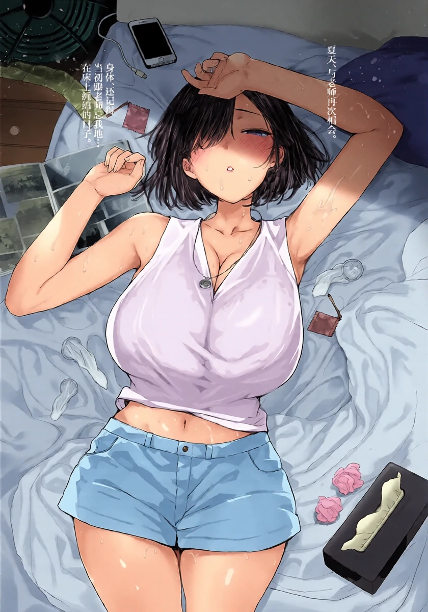 [Basutei Shower (Katsurai Yoshiaki)] Natsu, Tsuma no Sentaku… [Chinese] [Digital]