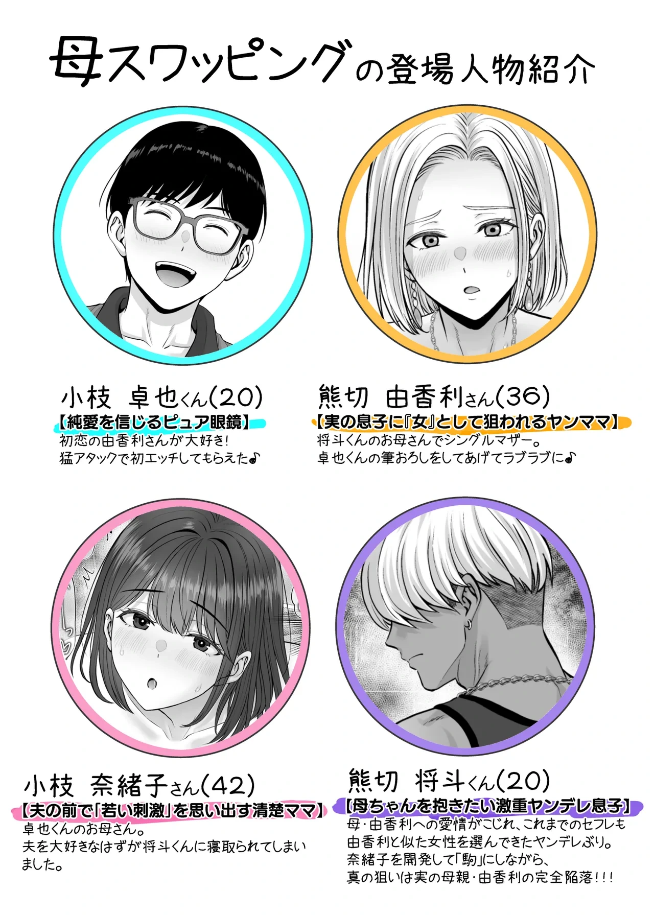 [Melon no Hoshiboshi (Hoshiduki Melon)] Haha Swapping 4 ~Saikon Suru Kaa-chan ni "2-kai dake" tte Onegai Shite Daita Hanashi~