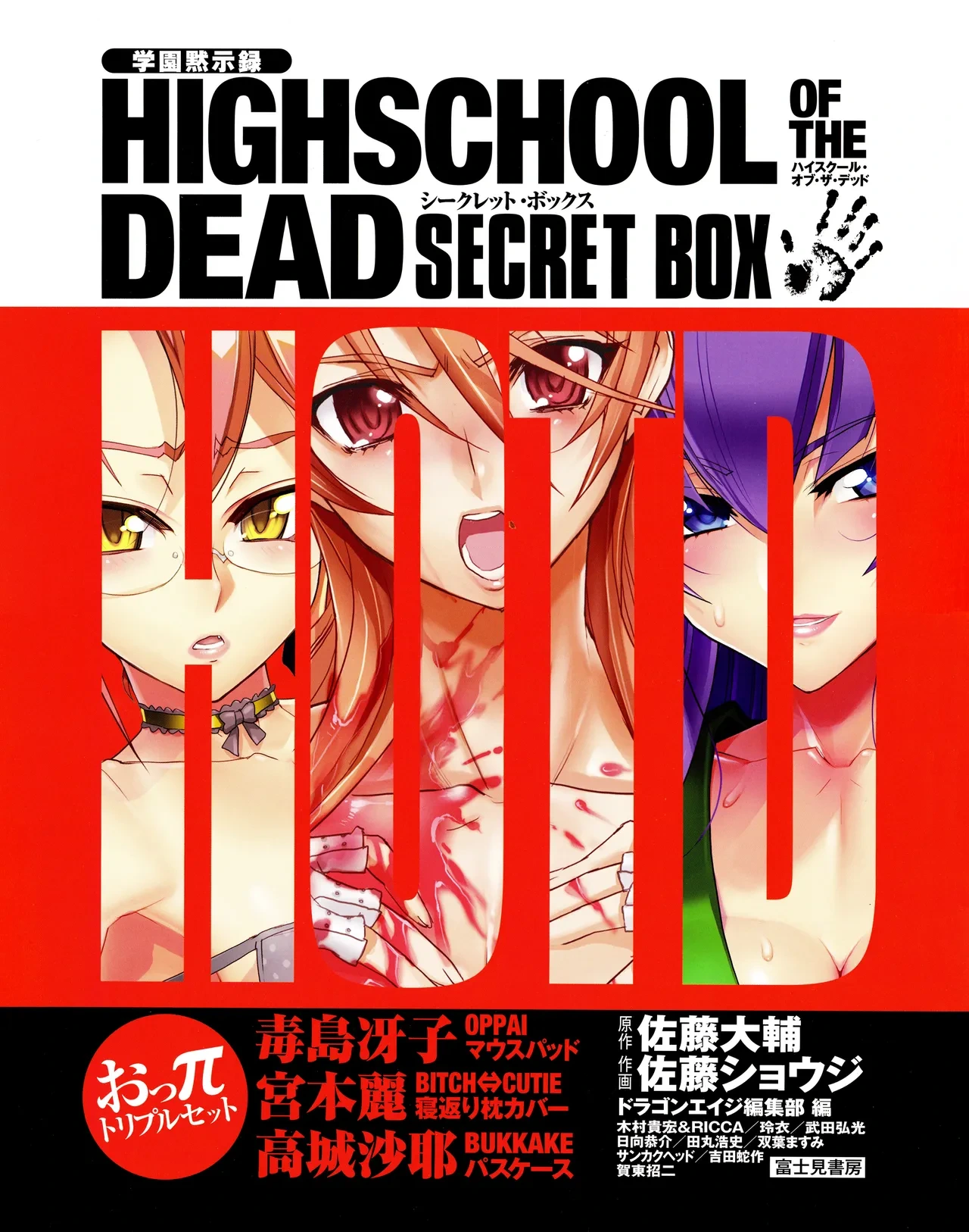 HIGHSCHOOL OF THE DEAD SECRET BOX ANTHOLOGY