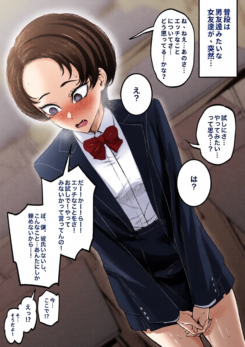 [FAN] Otoko Tomodachi Mitai na Onna Tomodachi ka Ecchi na Koto ni Kyoumi Motteru