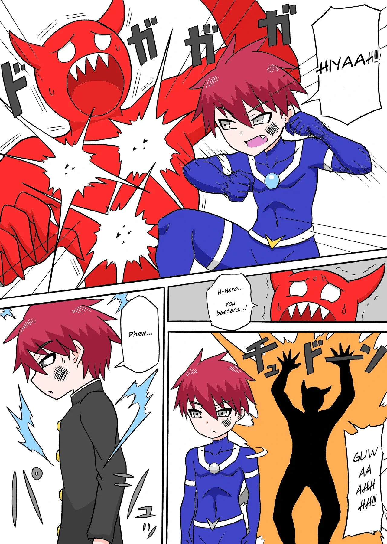 [Saga no Tame no Saga (Ratoo)] Dosukebe Kaijin ~ Gyaku Netorare-hen~ | Lewd Fiend ~ Reverse NTR Edition~ [English] [Colored]