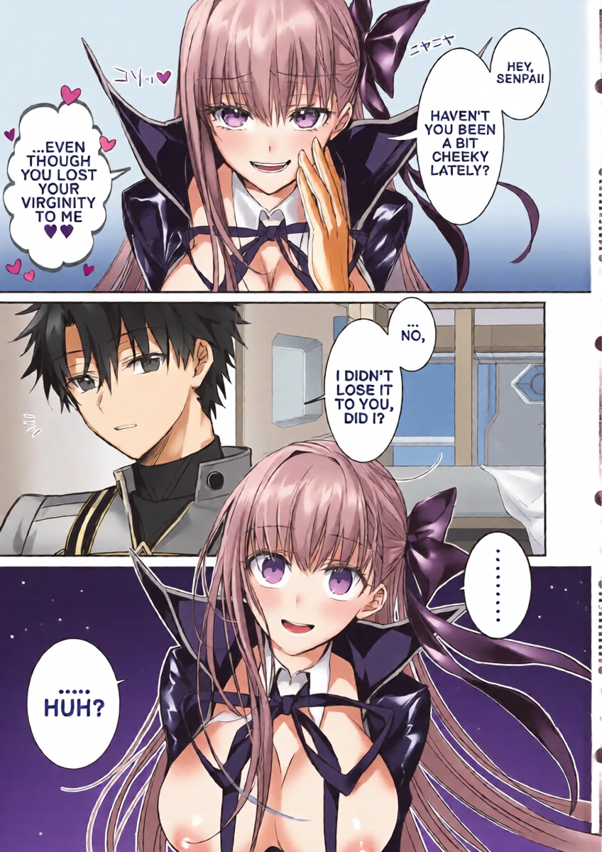 (C106) [3V2Umezakoori70 (Midou Pengin)] Senpai, aren't you being a bit cheeky lately Even though you lost your virginity to me♡♡  (FGO) (English)