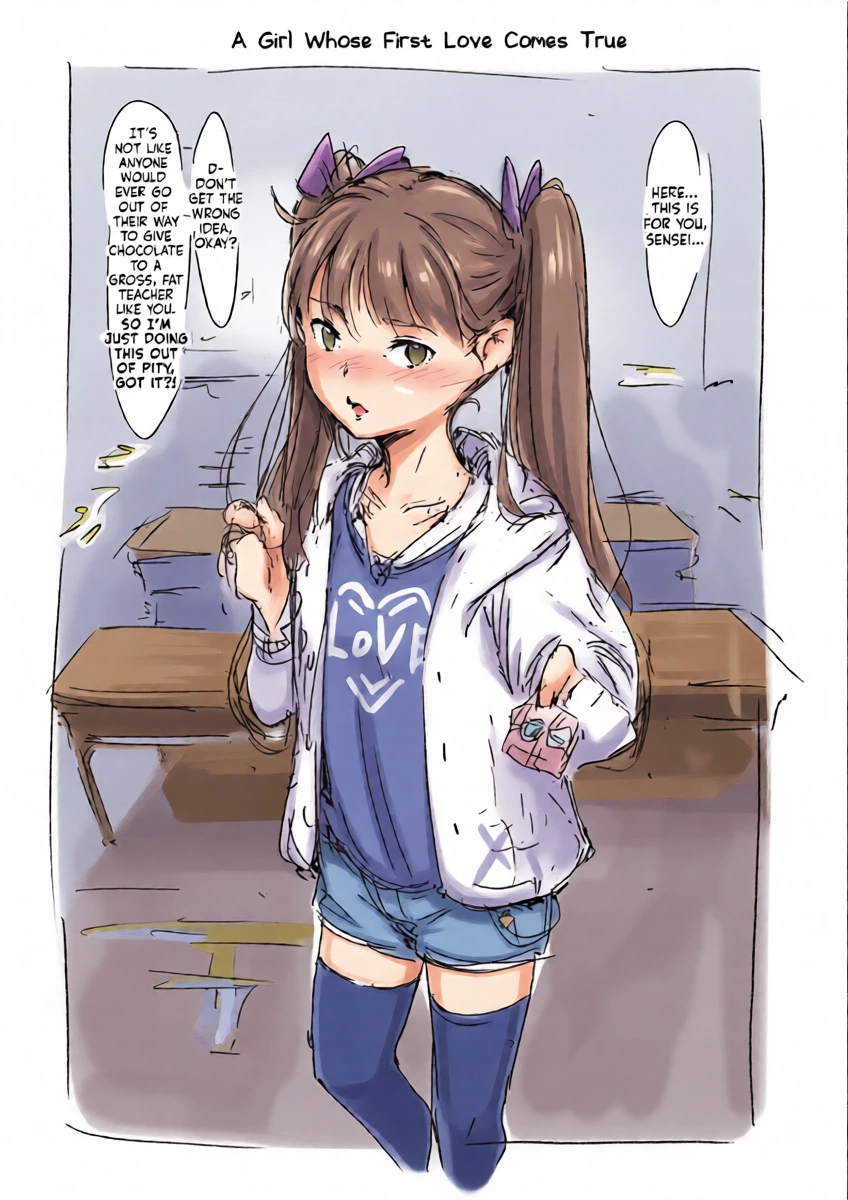 [Nanashi no Chinpoppu] Hatsukoi de Minocchau Onnanoko | A Girl Whose First Love Comes True [English] [NudeSalad]