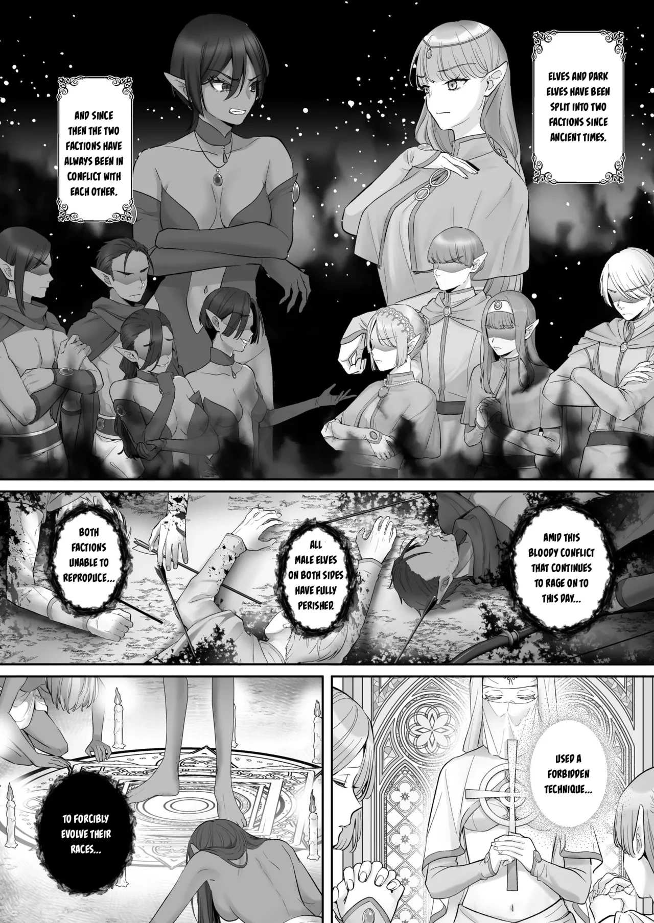 Elf Kanraku ~Elf ni Ecchi na Inmon o Tsukete Les Ochi Saseru~