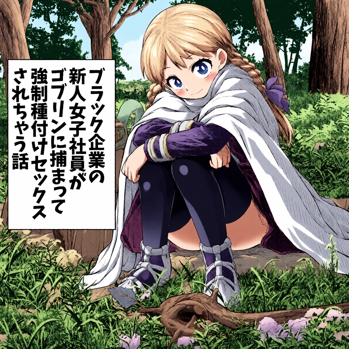 [takumi] Black Kigyou no Shinjin Joshi Shain ga Goblin ni Tsukamatte Kyousei Tanetsuke Sex Sarechau Hanashi