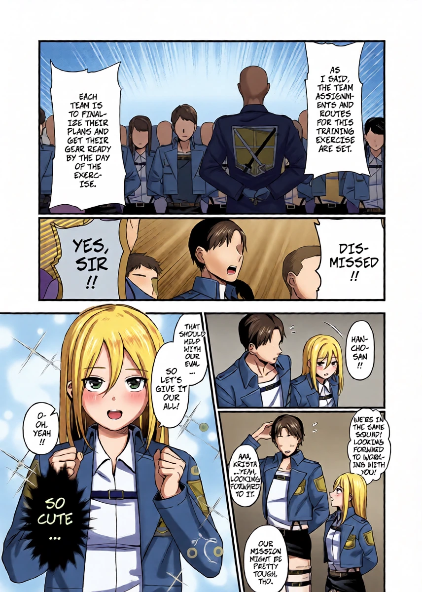 [Natsu no Seikatsu (Piiyoshi, LEXI)] I Love You Ymir, Marry Me! -- Ymir Suki da Kekkon shite Kure (Shingeki no Kyojin) [Digital]