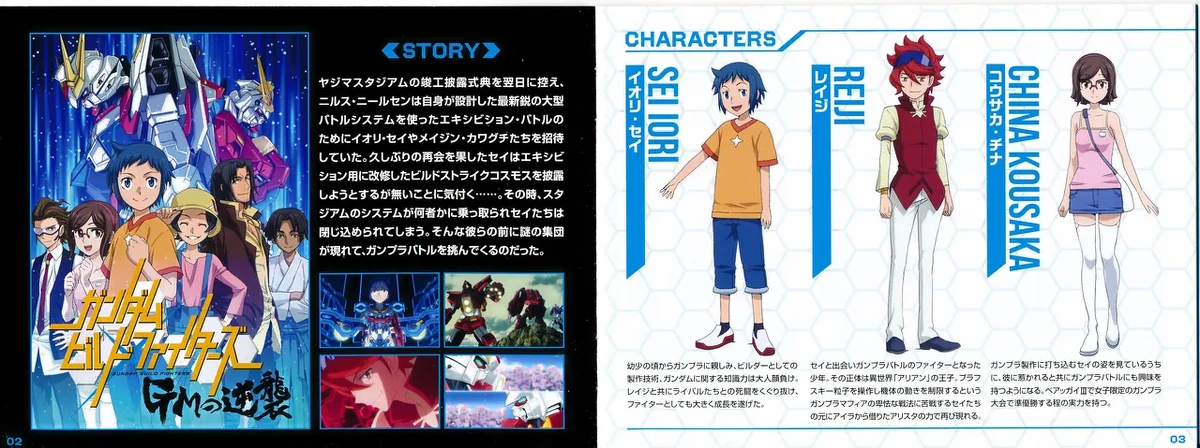 Gundam Build Fighters Special Build Disc Liner Notes