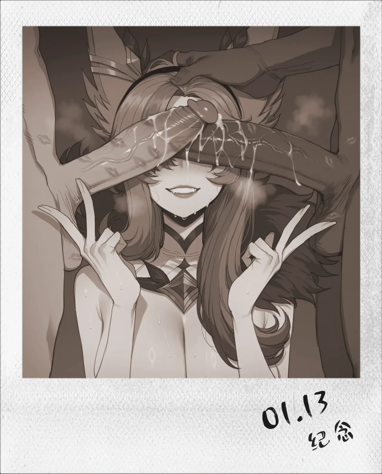 [Bilibili格温酱]❤️星守霞的居家做爱日记❤️(英雄联盟图包) [AI Generated]