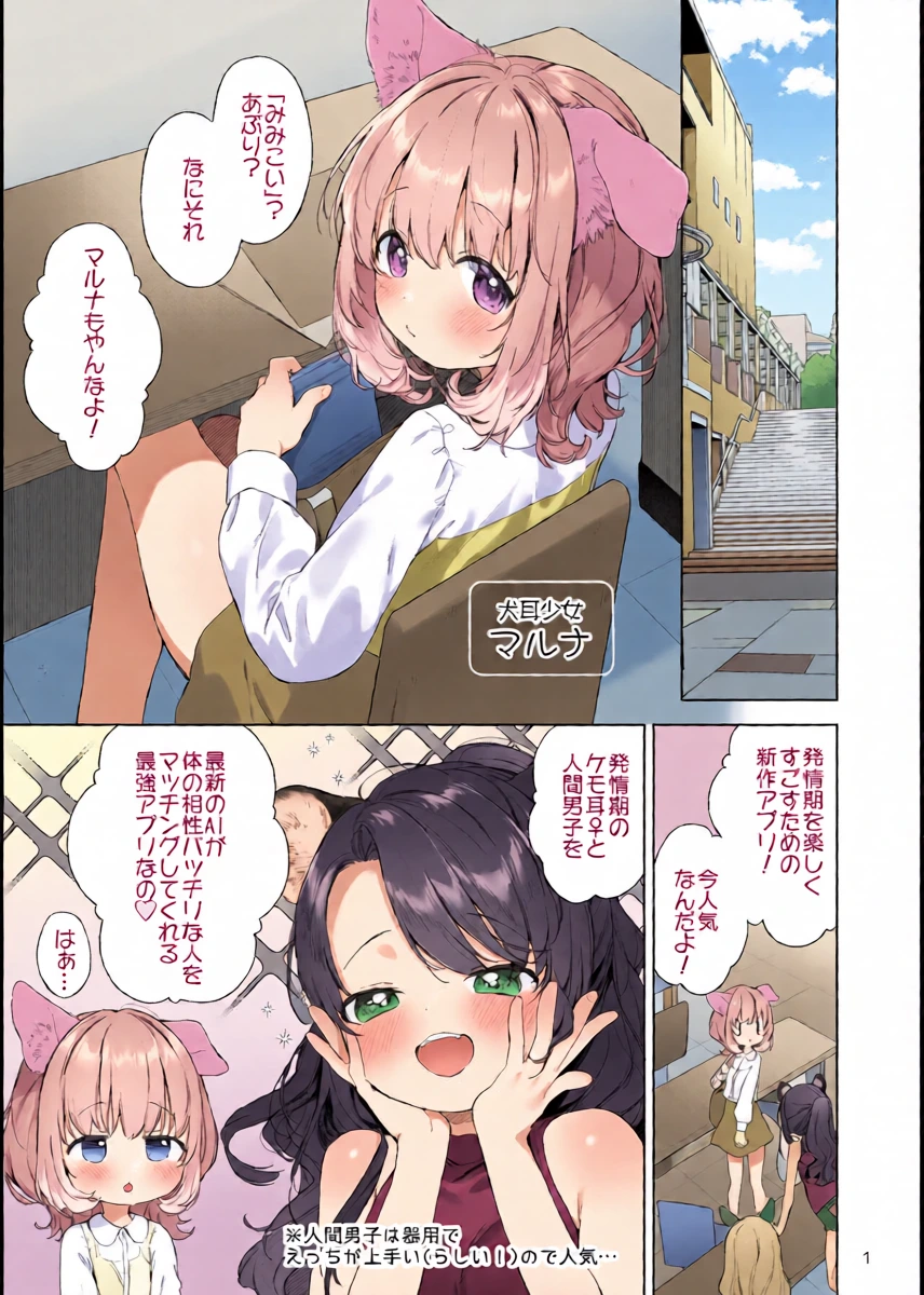 [ANCHOR (Muto Mato)] Hatsujou Wanko to Matching [Digital]