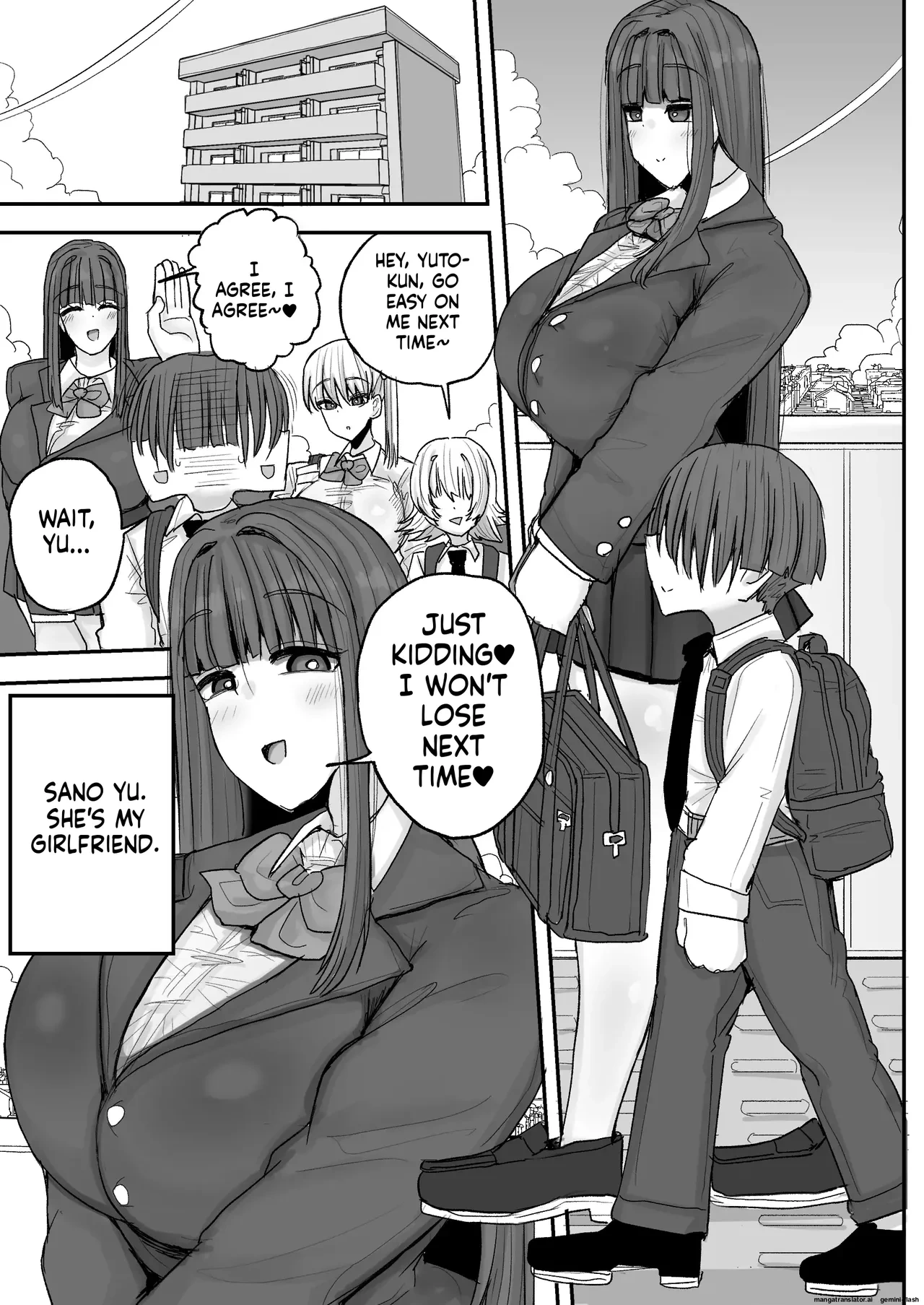 [Circle Cherry Boy (Erai)] Boku no kanojo wa ue no kai no tsuyo osu ni bokobokoni sa rete NTR re chaimashita(English)