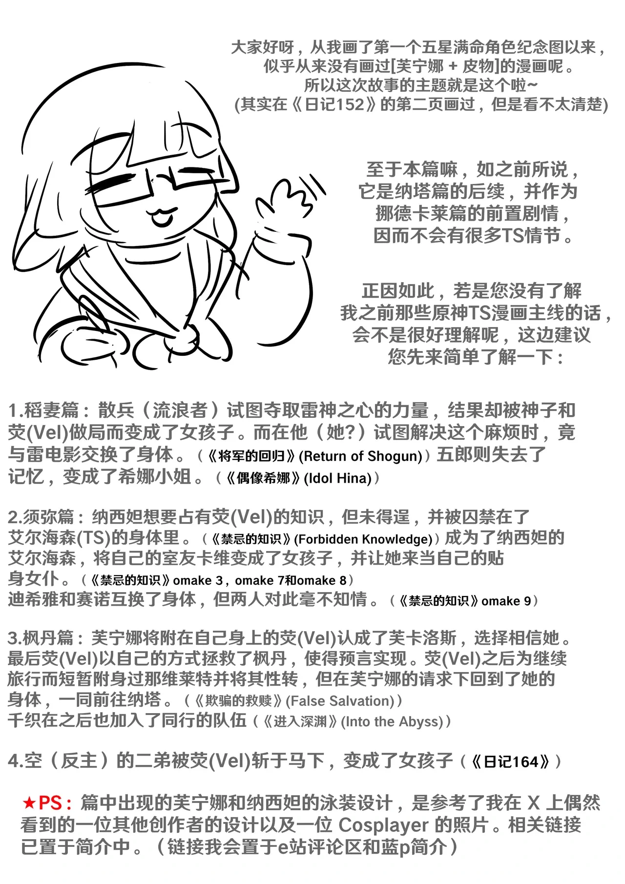 [Vel] Oshi no Skin (Genshin Impact) [Chinese] [RetroCyber 个人汉化]