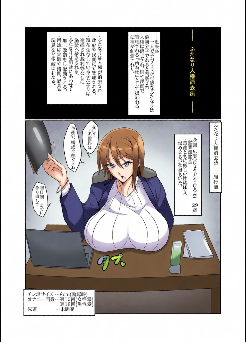 [タニムラんど (タニムラ)]ふたなり人権消去法 傘立て編