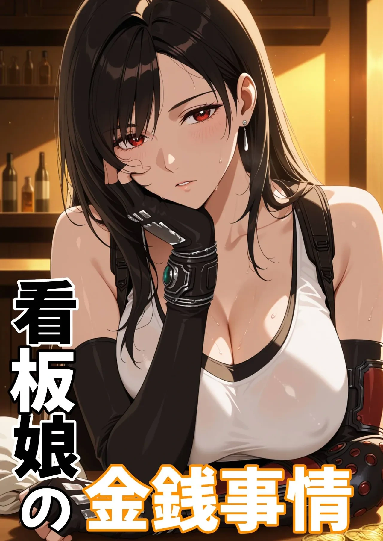 [NTレボ] 看板娘の金銭事情1--2[AI Generated]