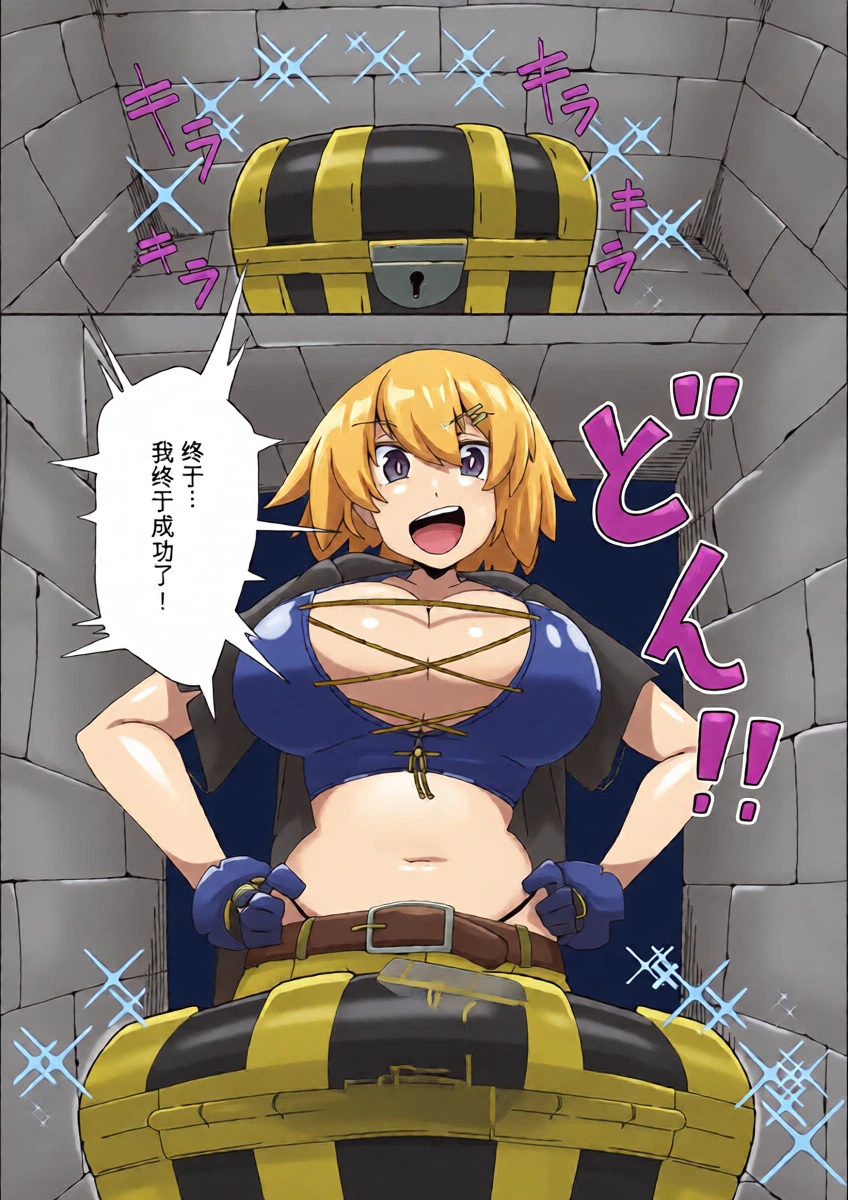 [Caguya] Rare Item ni Goyoujin ~Namaiki Onna Touzoku no Baai~ (2D Comic Magazine Akuochi Shokushufuku Vol.2) [Chinese]