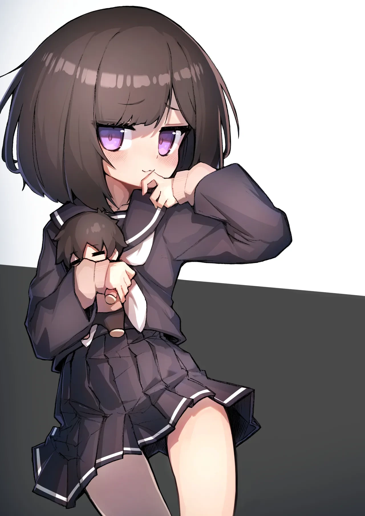 [Amethyst Darkness (Erocchi)] GIRL - Kouhai Kanojo Soushuuhen III
