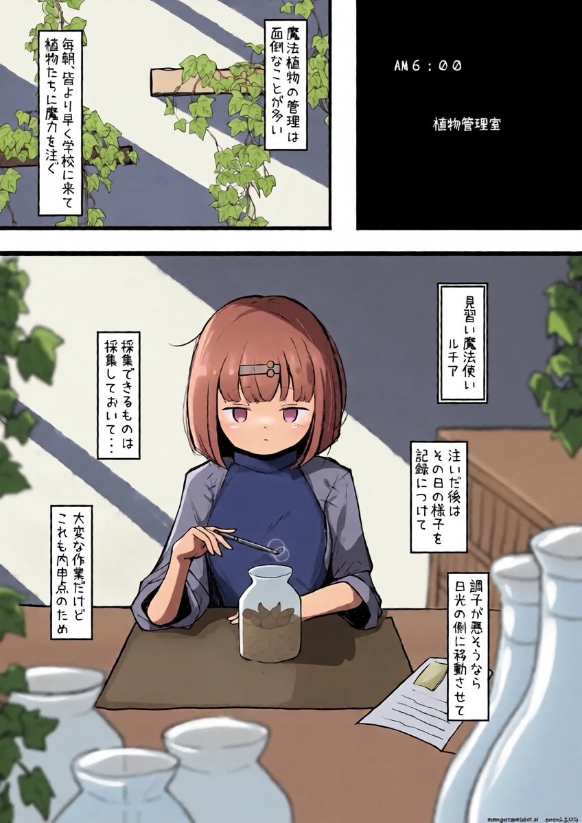 [Rampel] Minarai Mahoutsukai ni Shokubutsu no Kanri wa Muzukashii (SCANMTL)