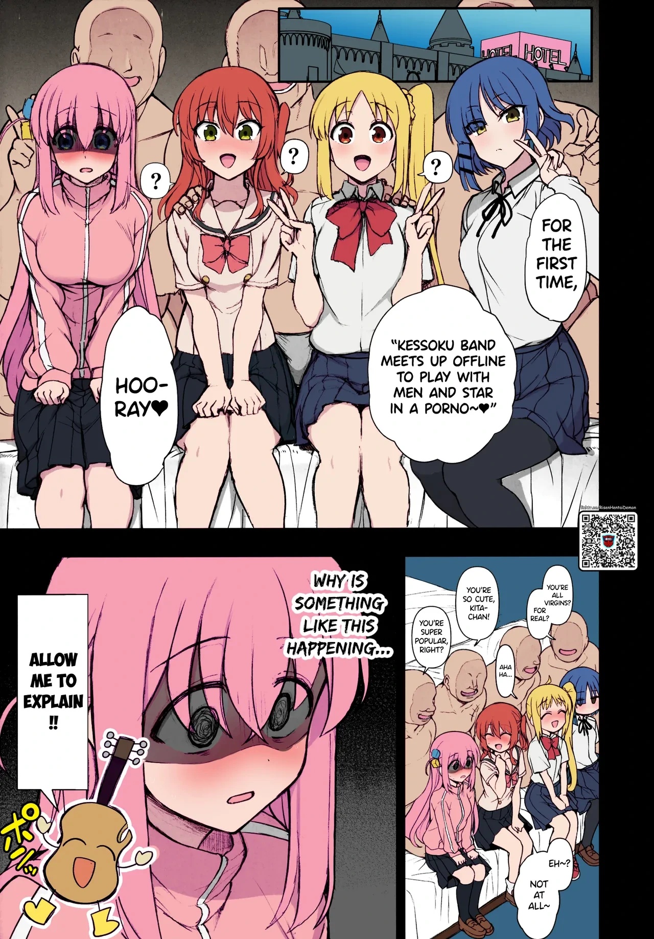 (Aiue Oka)] Dakuon 5 (Bocchi the Rock!) (Colorized) |RisenHentaiDemon|