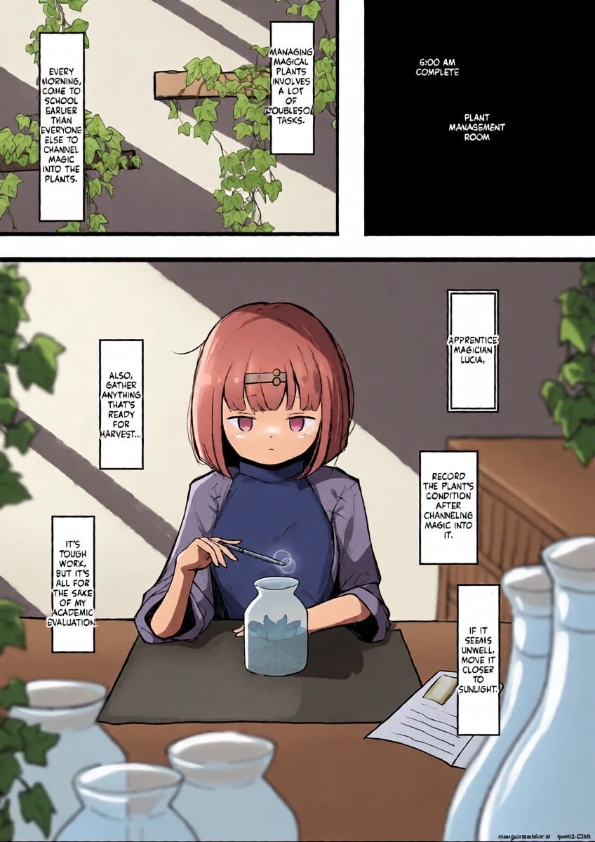 [Rampel] Minarai Mahoutsukai ni Shokubutsu no Kanri wa Muzukashii [English] [FIXED] [SCANMTL]