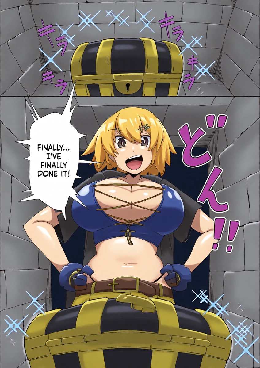 [Caguya] Rare Item ni Goyoujin ~Namaiki Onna Touzoku no Baai~ (2D Comic Magazine Akuochi Shokushufuku Vol.2) (SCANMTL)