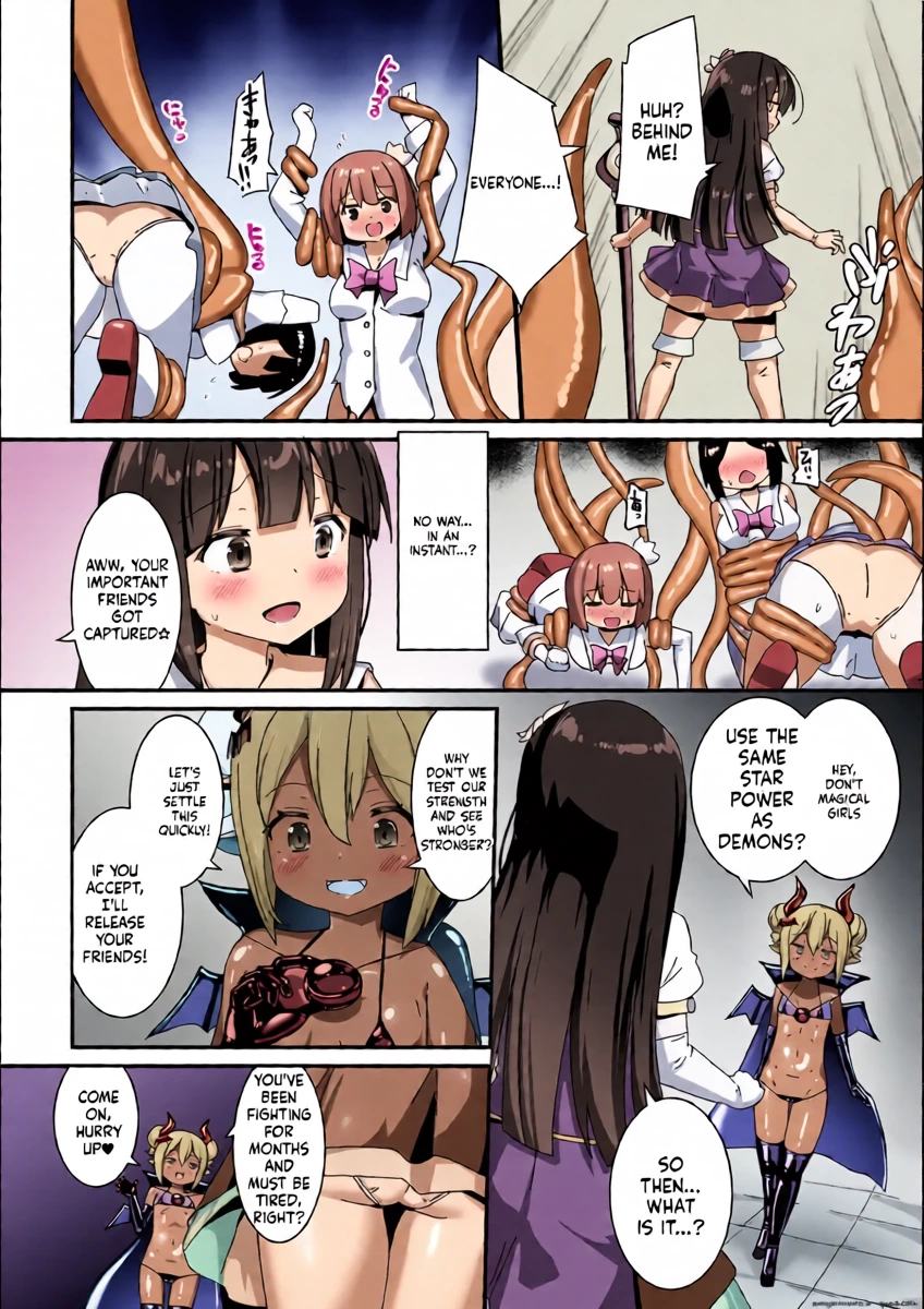 [Naka] Mazoku no Shokushu Fuku ~Hanabira ga Ochiru Toki~ (2D Comic Magazine Akuochi Shokushufuku Vol.1) (SCANMTL)
