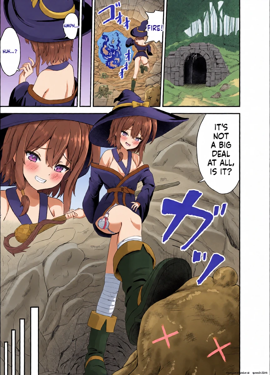 [Sakeru Buta (Asakura Takumi)] Tsuyoki na Madou Shoujo to Shokushu no Ori -Dungeon nite Shokushu ni Otsuru- [English] [SCANMTL]